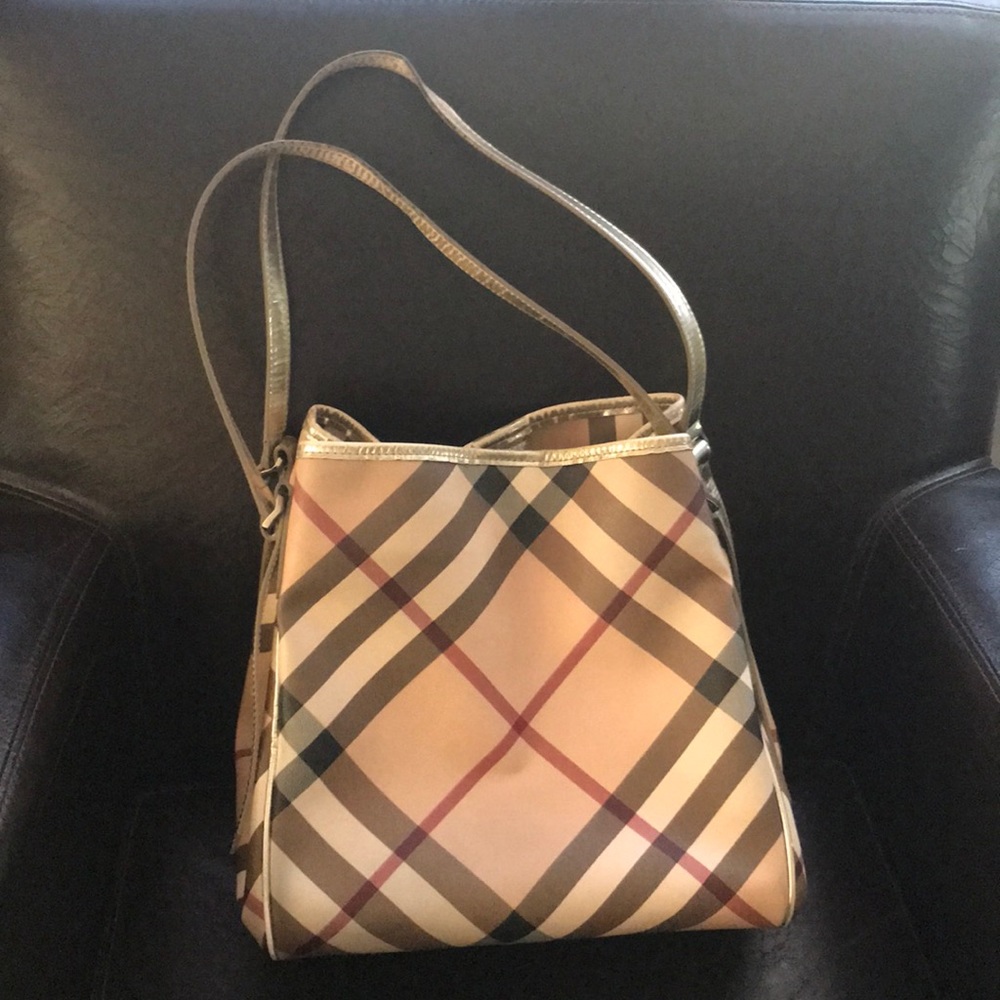 Burberry Nova Check small tote